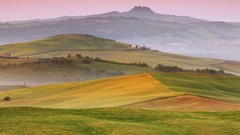 Landscapes hills Italy fields Tuscany