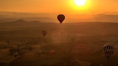 Landscapes hot air balloons