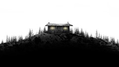 Landscapes houses grayscale