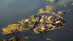 Landscapes Islands Finland aerial helsinki suomi
