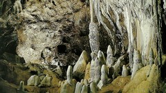 Landscapes lakes caves Stalactites geology