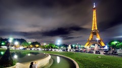Landscapes land Eiffel Tower Paris France architecture 
