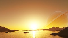 Landscapes land planets outer space Screens multiscreen