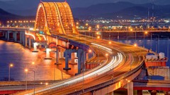 Landscapes land traffic Bridges architecture cityscapes towns