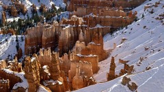 Landscapes light point morning Utah bryce canyon rock formations