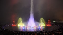 Landscapes lights fountain architecture cityscapes