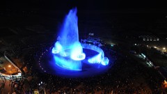 Landscapes lights fountain architecture cityscapes