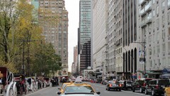 Landscapes Manhattan cab USA cityscapes new york city