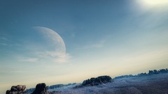 Landscapes moon skyscapes