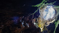 Landscapes moss Holes