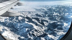 Landscapes Mountains Aircraft