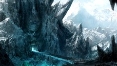 Landscapes Mountains artwork fantasy art