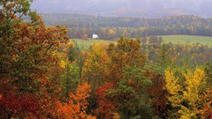 Landscapes Mountains autumn national park Tennessee