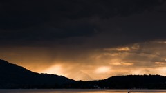 Landscapes Mountains Boats