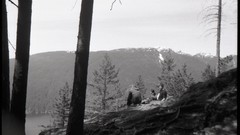 Landscapes Mountains Canada British Columbia grayscale