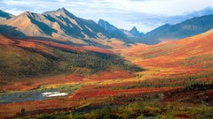 Landscapes Mountains Canada tombstones north mount valleys