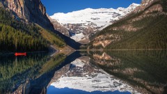 Landscapes Mountains clouds