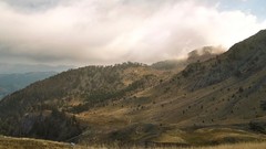 Landscapes Mountains clouds