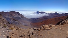 Landscapes Mountains clouds