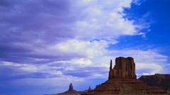 Landscapes Mountains clouds
