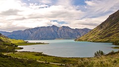 Landscapes Mountains clouds