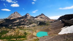 Landscapes Mountains clouds
