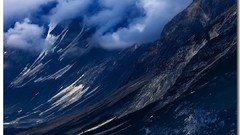 Landscapes Mountains clouds Alaska
