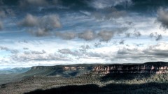 Landscapes Mountains clouds android skyscapes