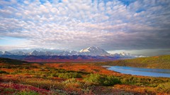 Landscapes Mountains clouds Denali National Park
