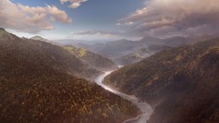 Landscapes Mountains clouds fantasy art