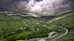 Landscapes Mountains clouds iran