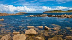 Landscapes Mountains clouds lakes