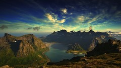 Landscapes Mountains clouds lakes skyscapes