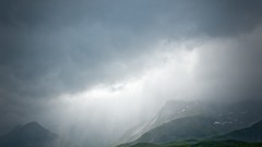 Landscapes Mountains clouds storm lakes