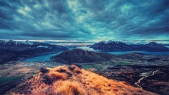 Landscapes Mountains clouds valleys