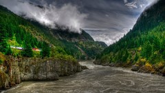 Landscapes Mountains Earth rivers