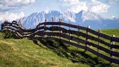 Landscapes Mountains fences