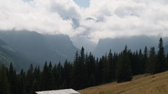Landscapes Mountains fields forests