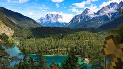 Landscapes Mountains funny minecraft