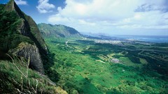 Landscapes Mountains Hawaii