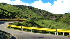 Landscapes Mountains hills roads hillside roadsigns