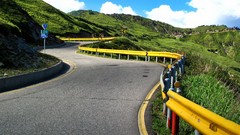 Landscapes Mountains hills Taiwan roads hillside roadsigns