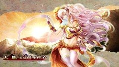 Landscapes Mountains Jewelry bracelets sunlight pink hair long 