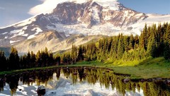 Landscapes Mountains lakes