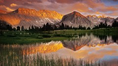 Landscapes Mountains lakes