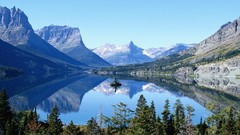 Landscapes Mountains lakes