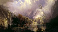 Landscapes Mountains lakes