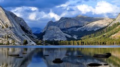 Landscapes Mountains lakes