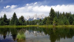 Landscapes Mountains lakes skyscapes