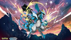 Landscapes Mountains Lightning nintendo Pokemon artwork video 